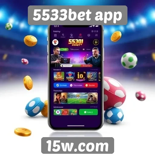 Variedade de jogos disponíveis no 5533bet app